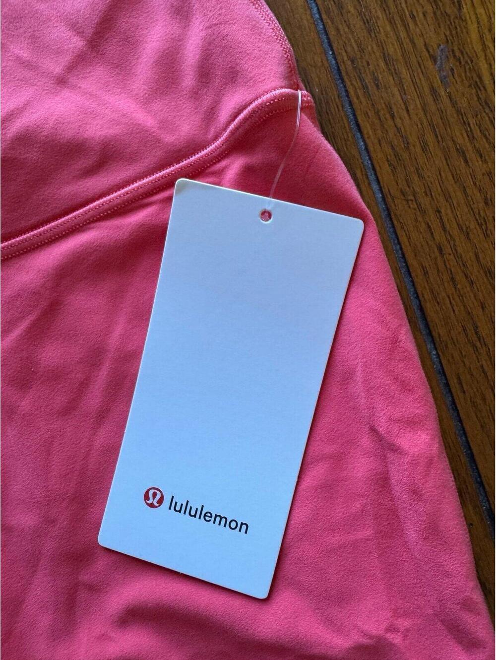 Lululemon Align High Rise 25” Double Lined, Pale Raspberry Size 6 NWT - Picture 4 of 7